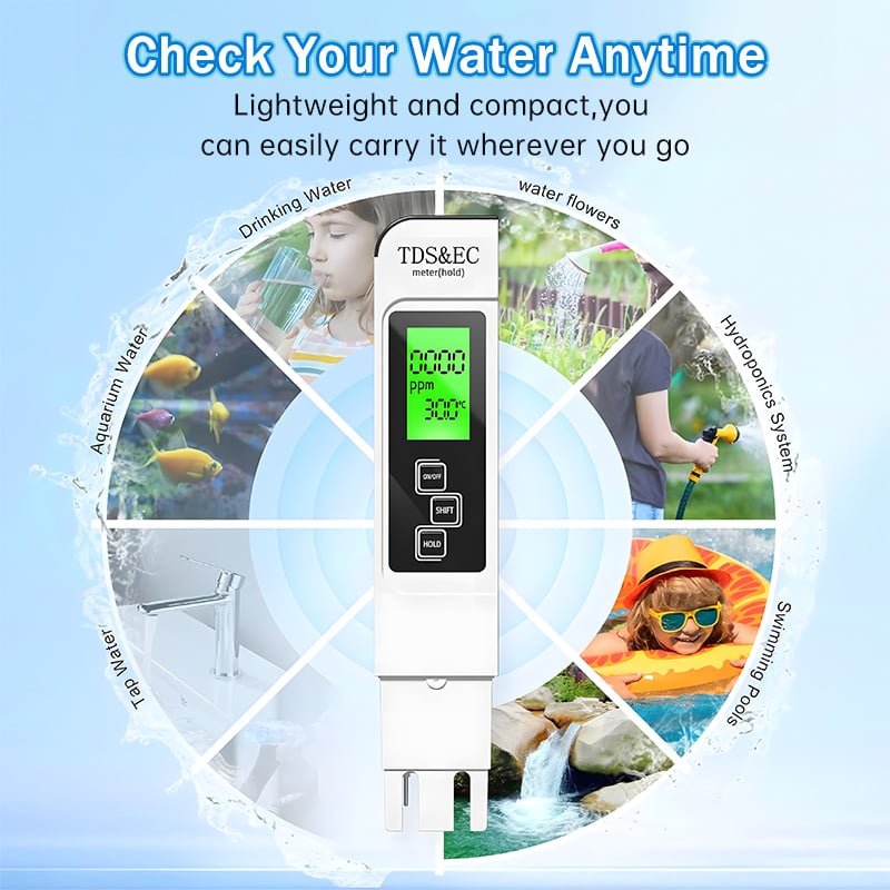 2026 All-New 4 in 1 Digital Water Tester