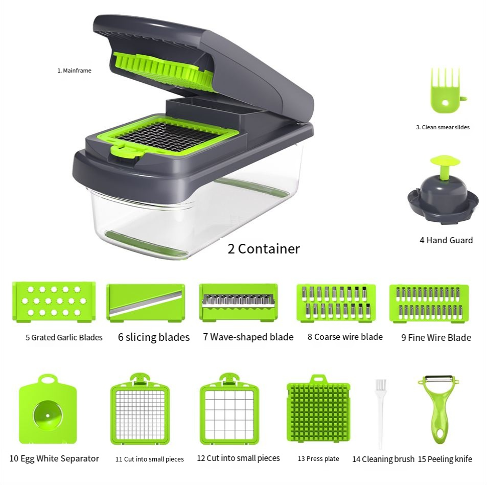 Multifunctional Vegetable Cutter for Easy Kitchen Prep
