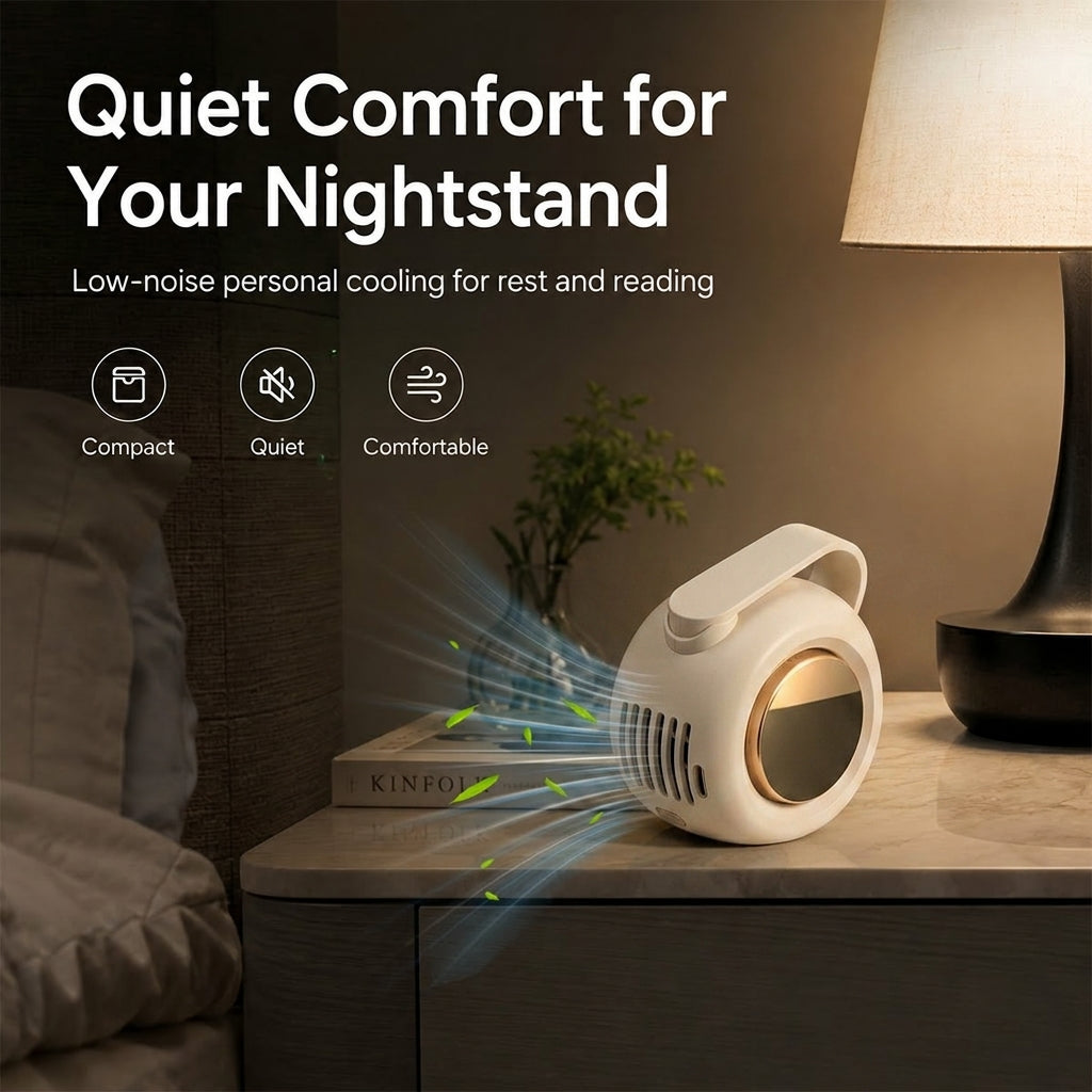Portable Silent Mini Bladeless Electric Fan