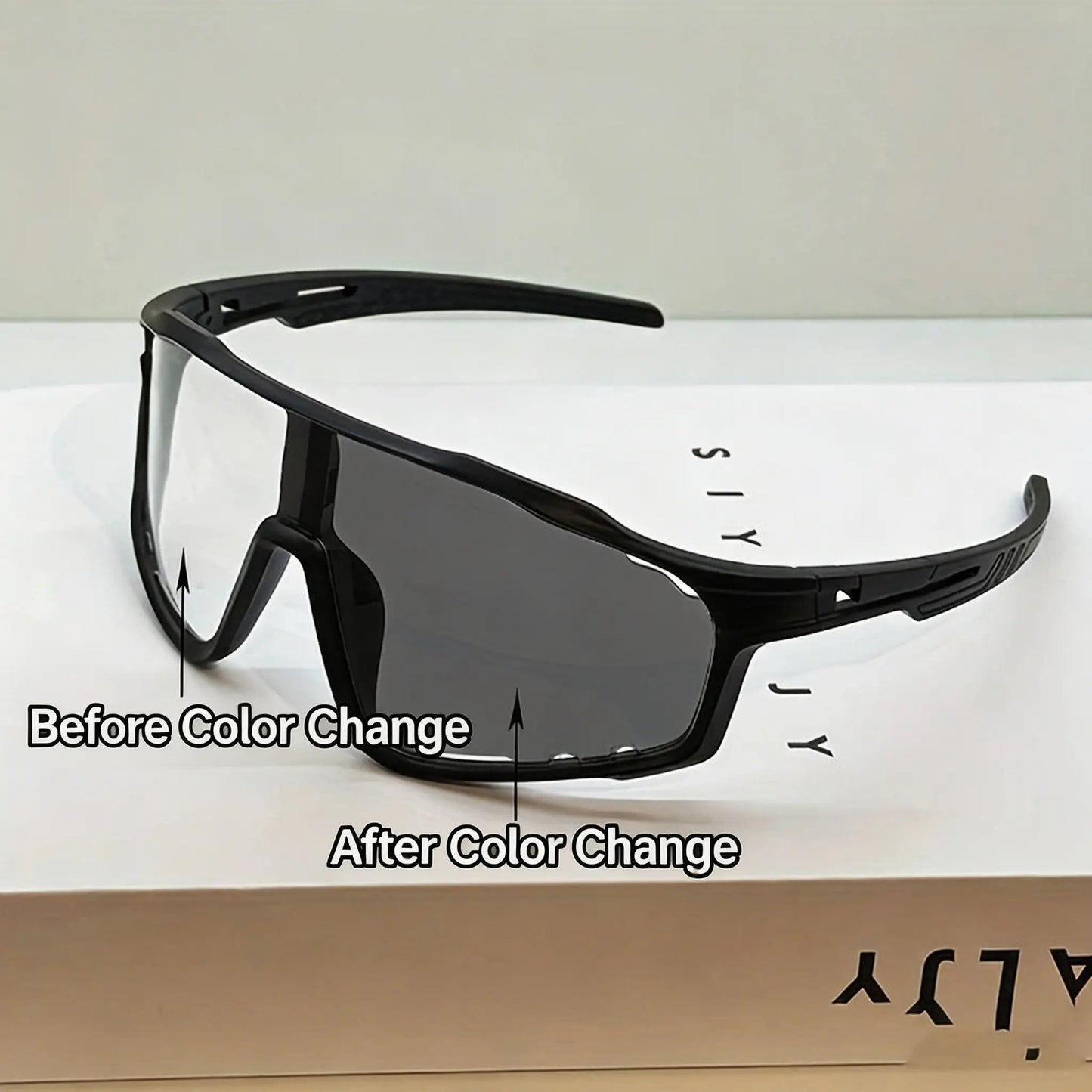 Photochromic Sports Sunglasses for Driving & Outdoor Activities