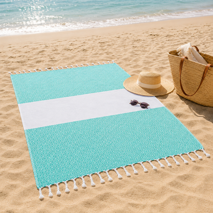 Sand-Free Quick-Dry Beach Towel for Effortless Summer Beach Days