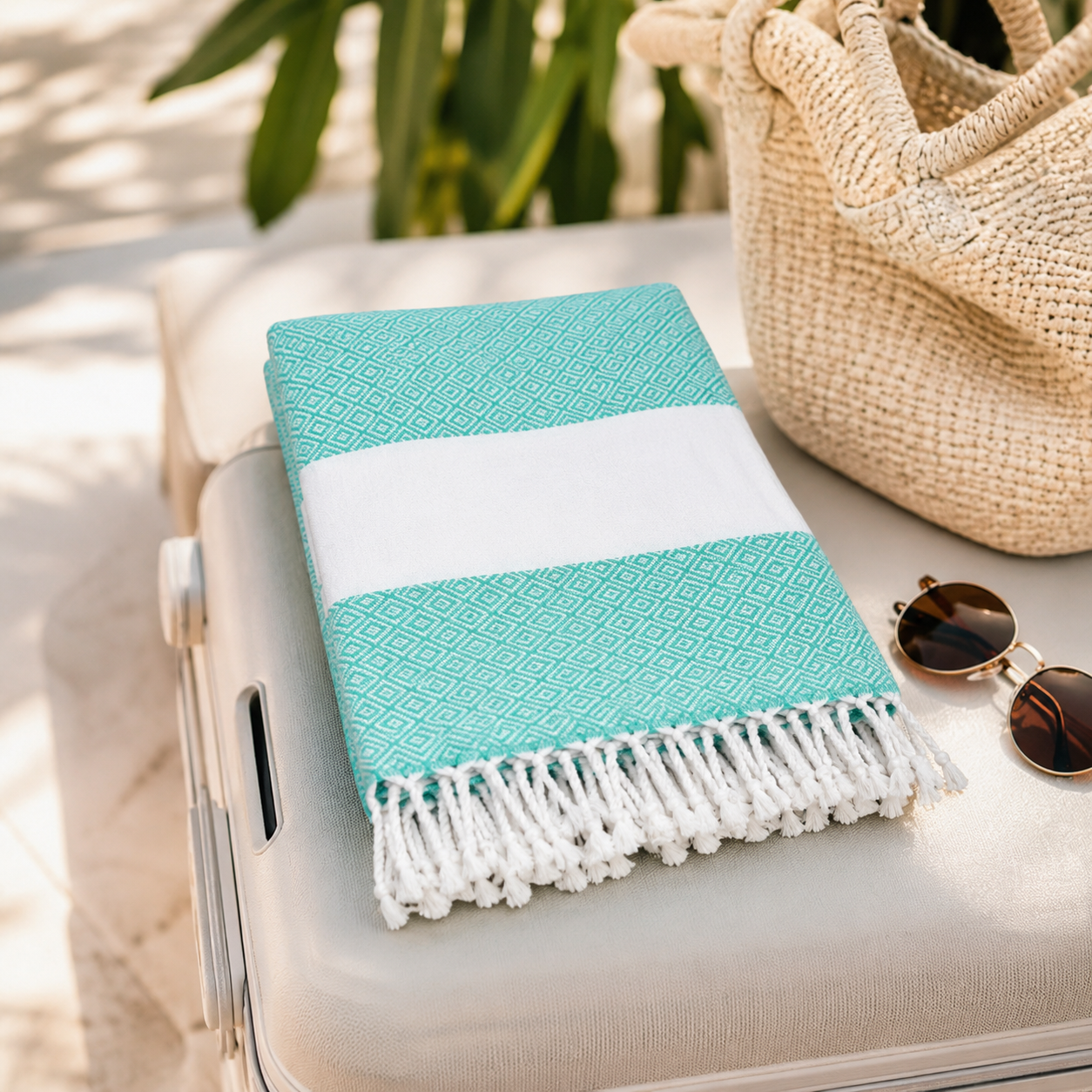 Sand-Free Quick-Dry Beach Towel for Effortless Summer Beach Days
