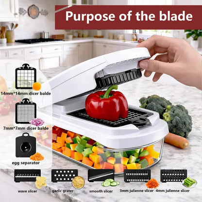 Multifunctional Vegetable Cutter for Easy Kitchen Prep