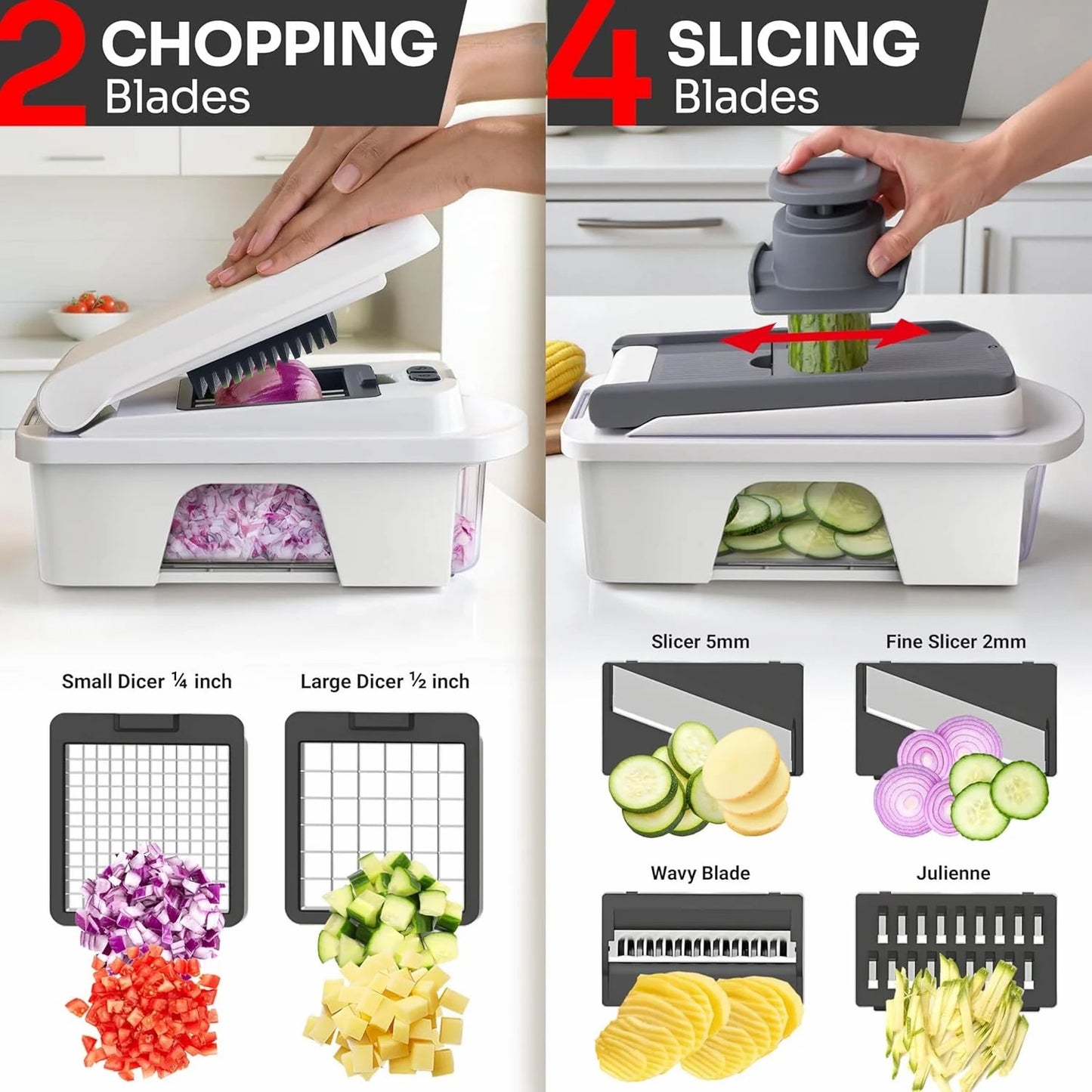 Multifunctional Vegetable Cutter for Easy Kitchen Prep