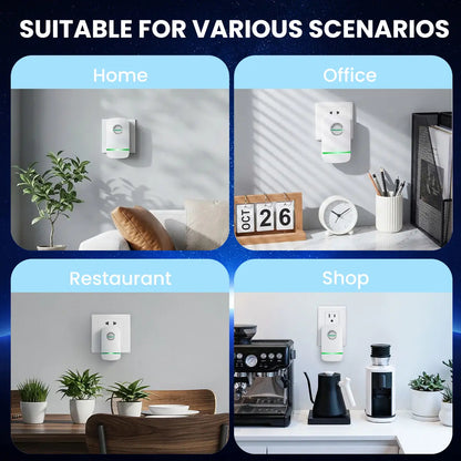 US Plug Power Stabilizer, Auto-Manage Electrical Efficiency for Worry-Free Home Use