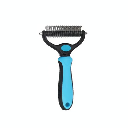 Gentle Deshedding Grooming Brush for Pain-Free Pet Coat Care