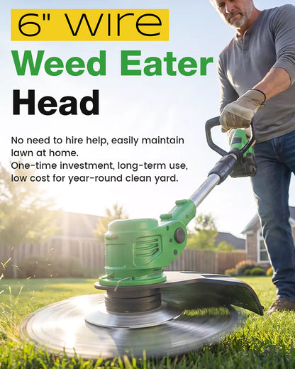 Heavy-Duty Universal Dual-Line Bump Feed Trimmer Head Replacement