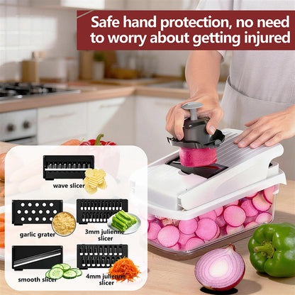 Multifunctional Vegetable Cutter for Easy Kitchen Prep