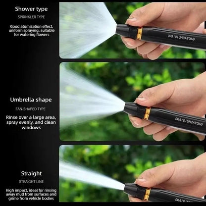 High Pressure Car Wash Kit with Nozzles & Hose