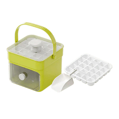 Handled Press-Type Ice Cube Tray (Double-Layer) For any summer moment