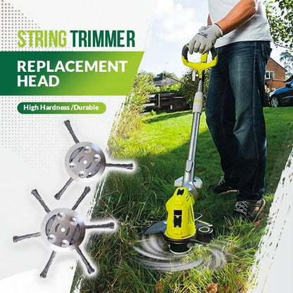 Heavy-Duty Universal Dual-Line Bump Feed Trimmer Head Replacement