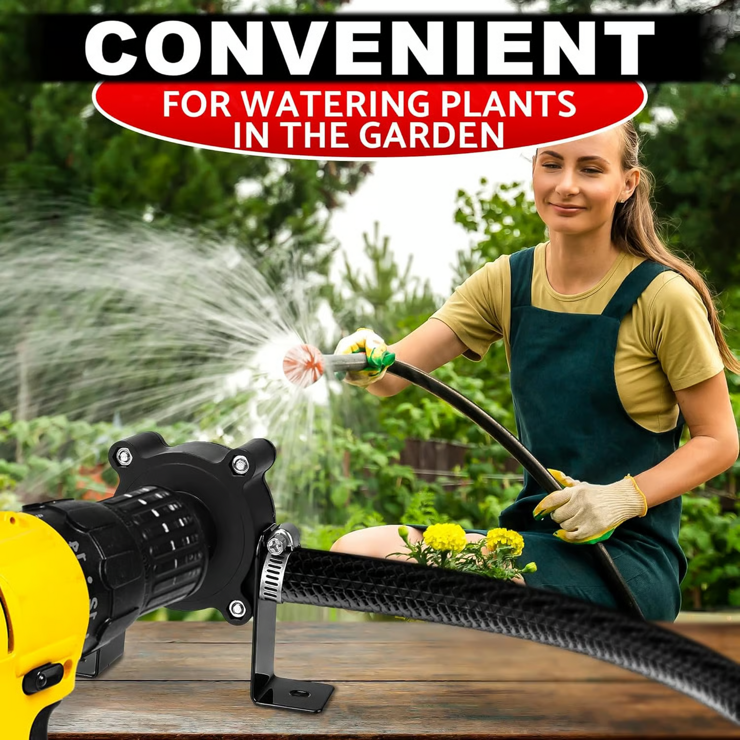 Portable Electric Drill Pump for Fast Water Transfer Anywhere