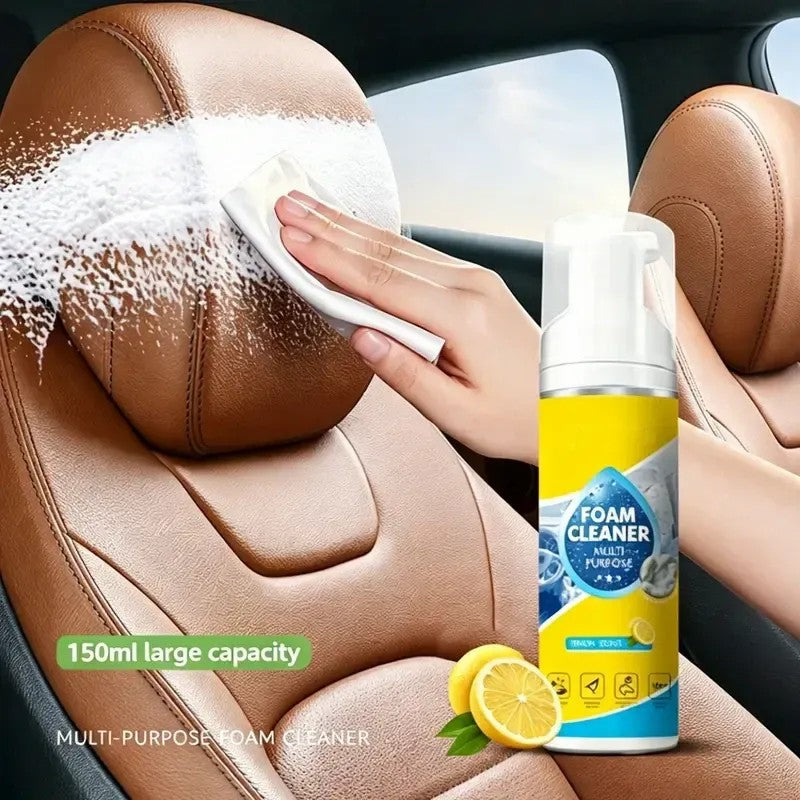 Gravity Foam Interior Cleaning Kit with Sponge for Screen and Leather Care