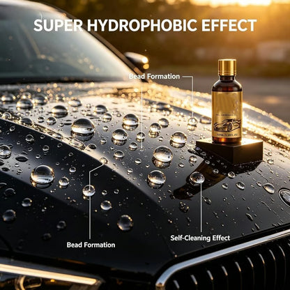 Ceramic Car Coating Spray for Glossy Paint Protection and Shine