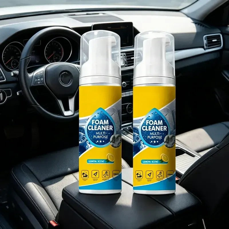Gravity Foam Interior Cleaning Kit with Sponge for Screen and Leather Care