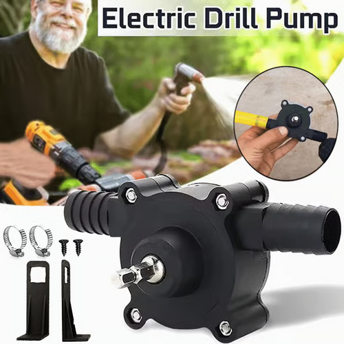 Portable Electric Drill Pump for Fast Water Transfer Anywhere