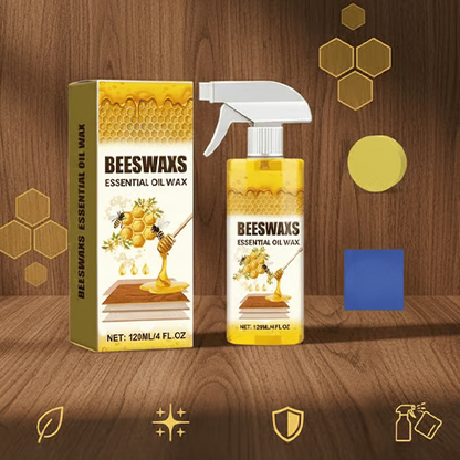 Natural Beeswax Floor Polish Spray for Wood Shine Protection