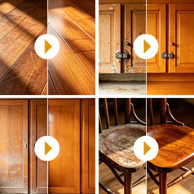 Natural Beeswax Floor Polish Spray for Wood Shine Protection