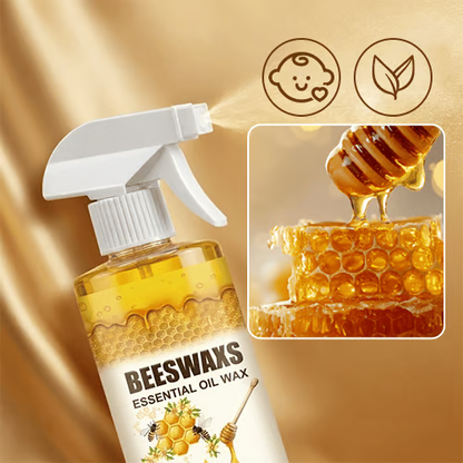 Natural Beeswax Floor Polish Spray for Wood Shine Protection