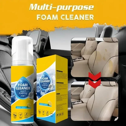 Gravity Foam Interior Cleaning Kit with Sponge for Screen and Leather Care