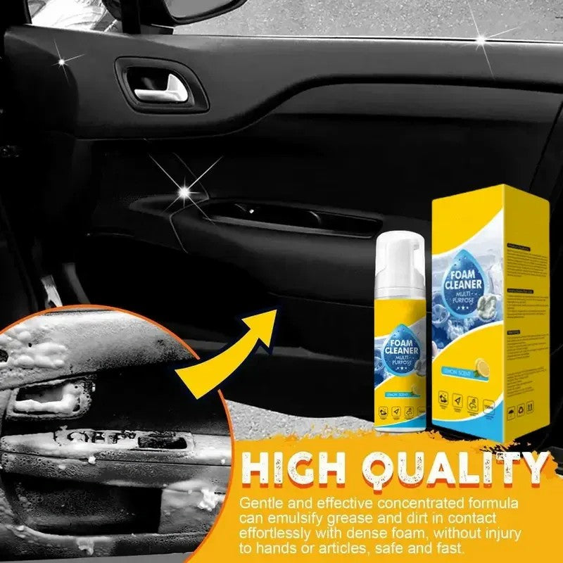 Gravity Foam Interior Cleaning Kit with Sponge for Screen and Leather Care