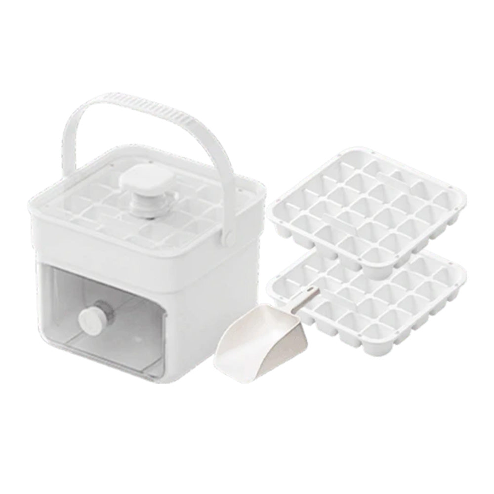 Handled Press-Type Ice Cube Tray (Double-Layer) For any summer moment