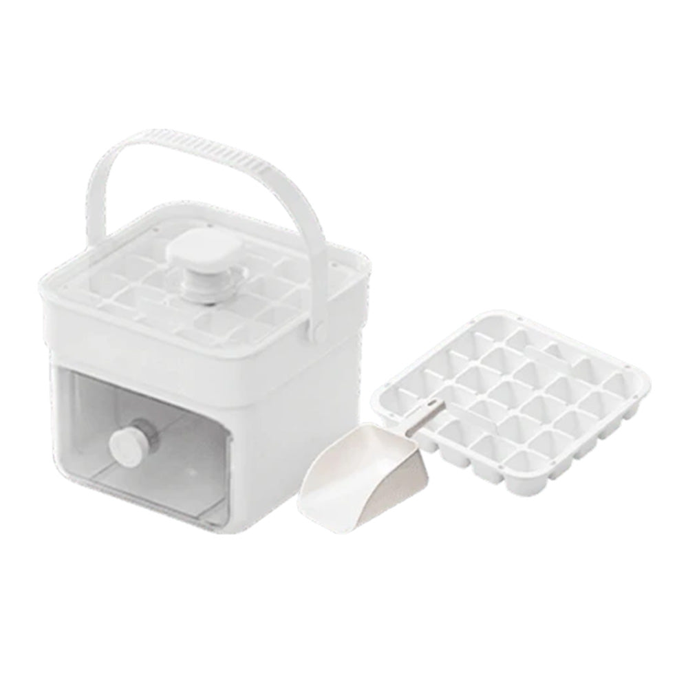 Handled Press-Type Ice Cube Tray (Double-Layer) For any summer moment