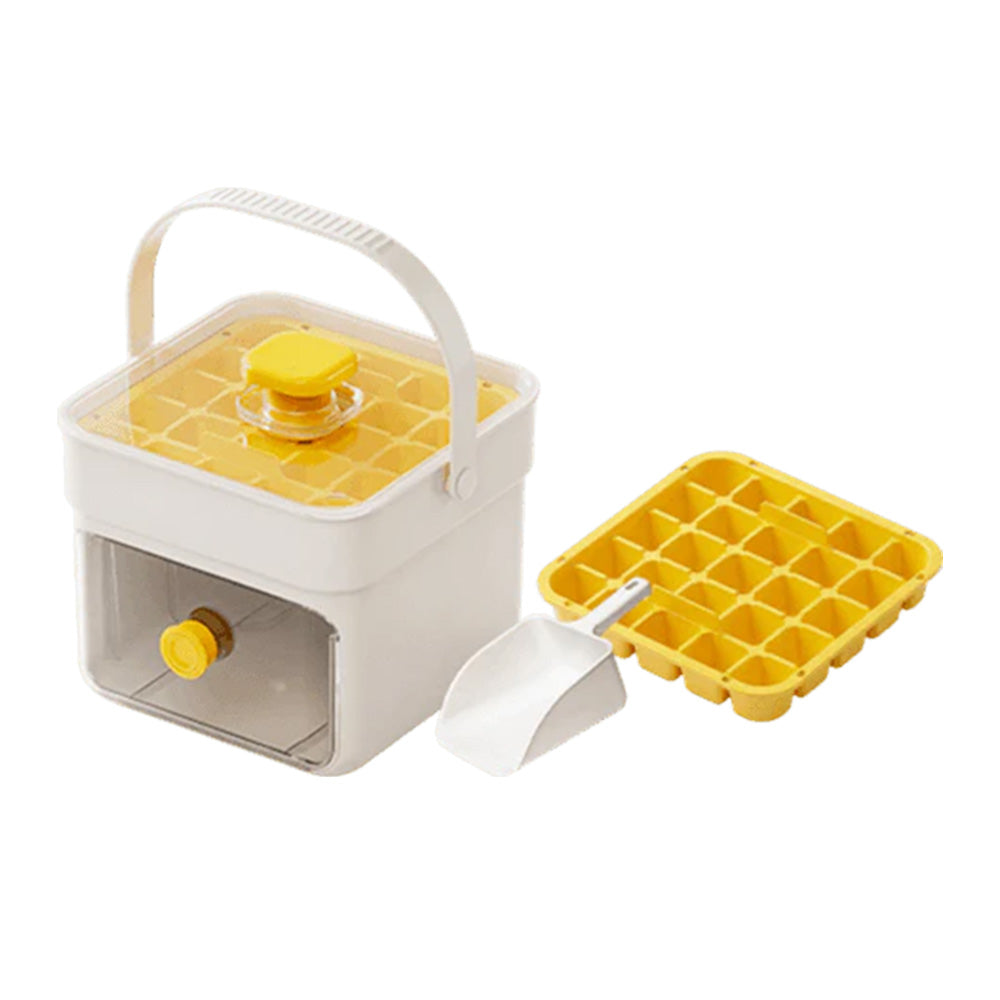Handled Press-Type Ice Cube Tray (Double-Layer) For any summer moment